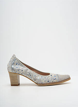 Pantofi cu toc argintiu DORKING femeie