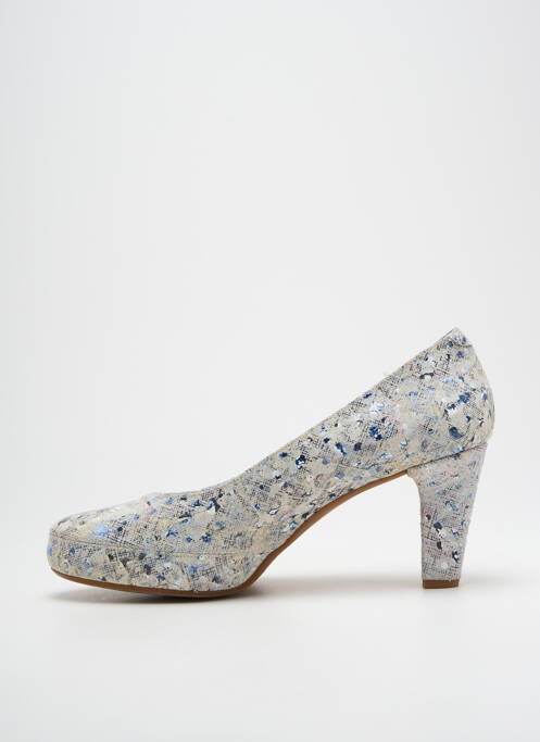 Pantofi cu toc albastru DORKING femeie