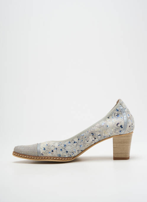 Pantofi cu toc argintiu DORKING femeie