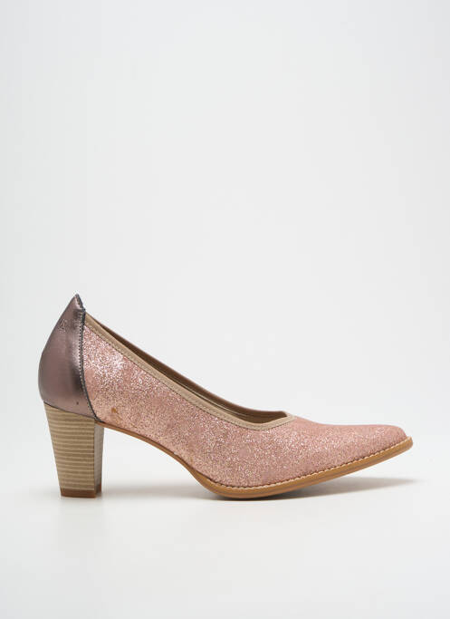 Pantofi cu toc roz DORKING femeie