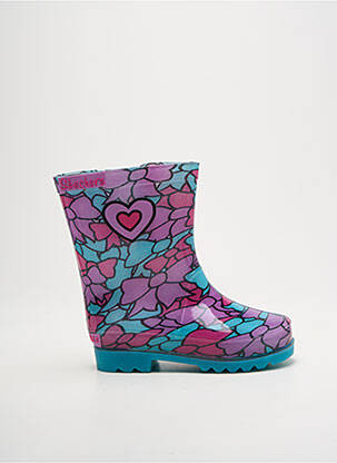 Cizme material neted vârf rotund roz SKECHERS fată