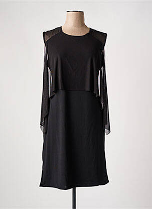 Rochie midi fără mâneci fără mâneci negru ESPERANCE femeie