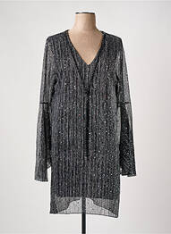 Rochie midi mâneci lungi mâneci lungi negru ESPERANCE femeie