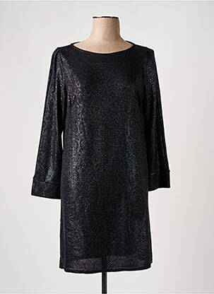 Rochie midi mâneci lungi mâneci lungi negru LE SINGE DE JULIE femeie