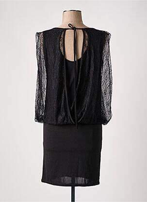 Rochie scurtă mâneci lungi mâneci lungi negru ESPERANCE femeie