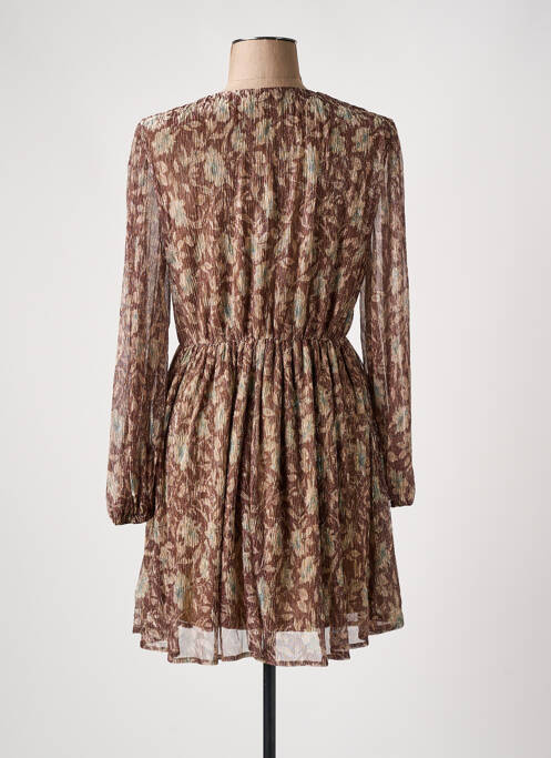 Rochie midi maro IKOONE&BIANKA femeie