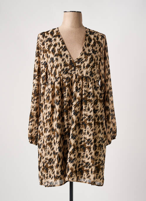 Rochie scurtă maro IKOONE&BIANKA femeie