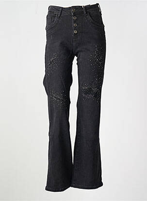 Blugi bootcut negru KAROSTAR femeie