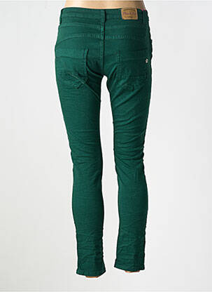 Pantalon slim elasticitate mărime normală verde PLACE DU JOUR femeie