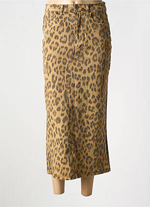 Fustă lungă maro PLACE DU JOUR femeie