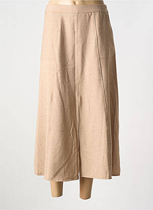 Fustă lungă bej EMA BLUE'S femeie