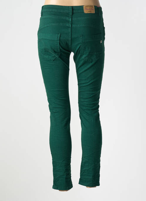 Pantalon slim verde PLACE DU JOUR femeie
