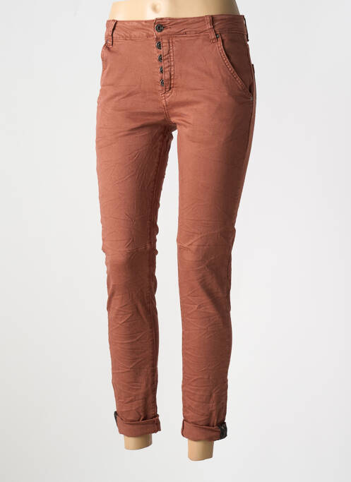 Blugi skinny portocaliu PLACE DU JOUR femeie