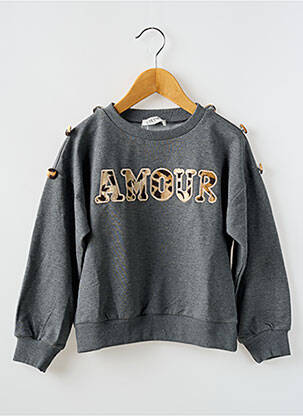 Pulover gri LOEVIA fată