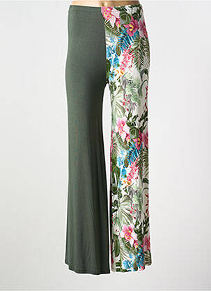 Pantalon evazat verde IL QUARTO STILE femeie