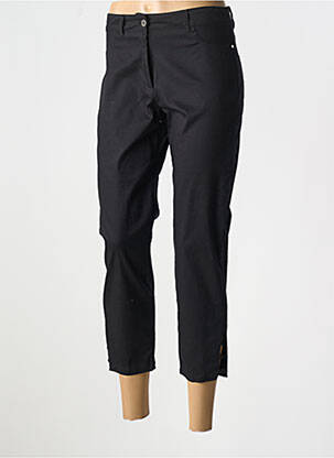 Pantalon trei sferturi negru MALOKA femeie