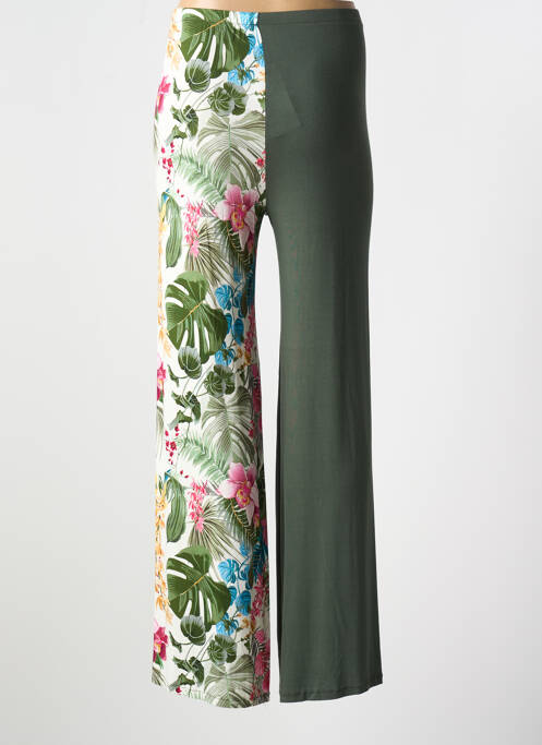 Pantalon evazat verde IL QUARTO STILE femeie