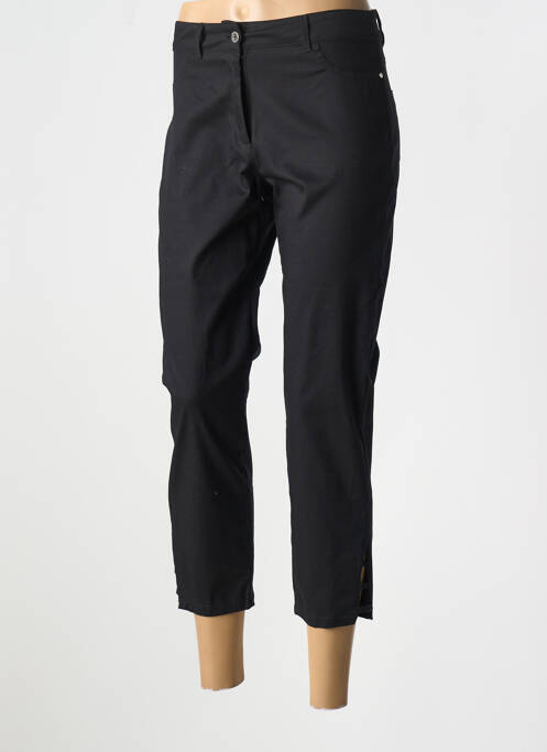 Pantalon trei sferturi negru MALOKA femeie