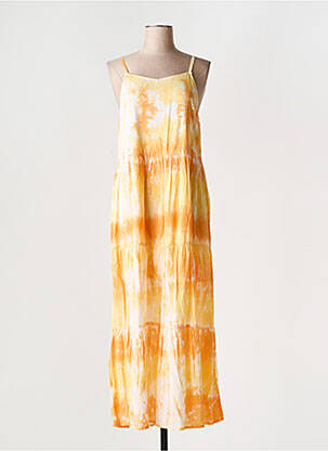 Rochie lungă portocaliu L'ATELIER D'ANNA femeie