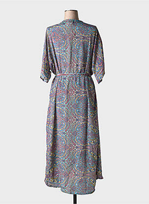 Jachete kimono guler în v albastru SWARNA GREECE femeie
