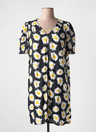 Rochie scurtă mâneci scurte mâneci scurte negru COMPAÑIA FANTASTICA femme
