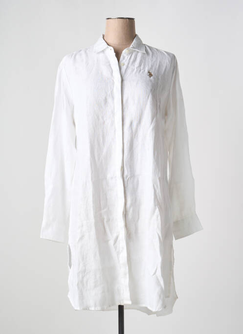 Tunică mâneci lungi alb U.S. POLO ASSN femeie