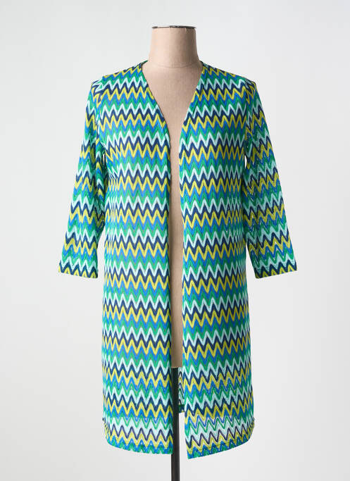 Vestă cu mâneci lungi verde TINTA STYLE femeie