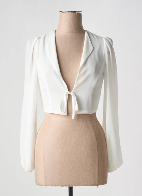 Bolero alb EDAS femeie