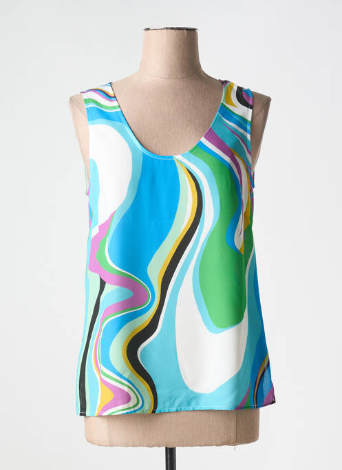 Top albastru EDAS femeie