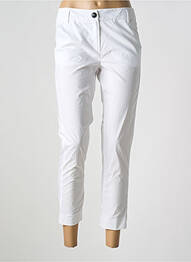 Pantalon 7/8 elasticitate mărime normală alb MARELLA femme