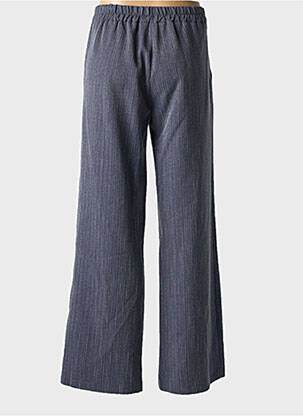Pantalon evazat talie elastică albastru SCARLET ROOS femeie