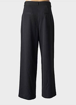 Pantalon drept închidere cu fermoar sub clapetă cu nasturi negru VINTAGE LOVE femeie