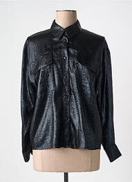 Cămașă croială fluidă mâneci lungi negru KACY femme