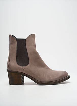 Botine/Ghete gri BISOUS CONFITURE femeie