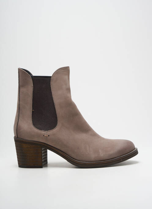 Botine/Ghete gri BISOUS CONFITURE femeie