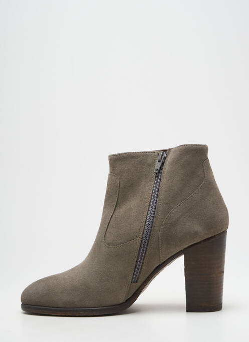 Botine/Ghete gri BISOUS CONFITURE femeie