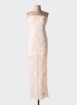 Rochie lungă fără mâneci fără mâneci roz ROTATE femeie