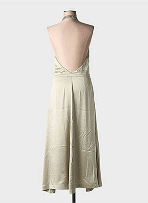 Rochie lungă croială fluidă bretele subțiri verde KARMA KOMA femeie