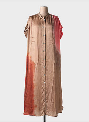 Rochie lungă maro NOUS ANTWERP femeie