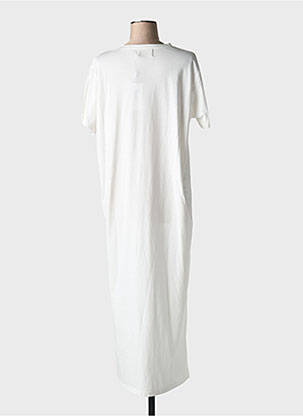 Rochie midi mâneci scurte mâneci scurte alb CHARLIE JOE femeie