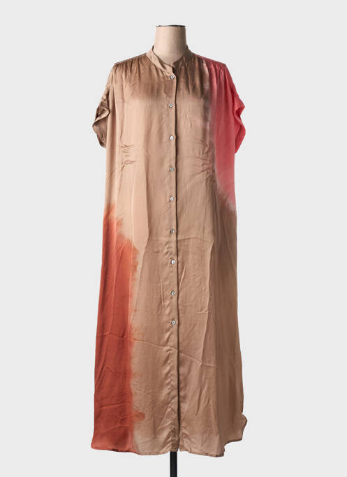 Rochie lungă maro NOUS ANTWERP femeie