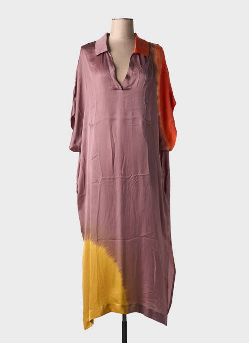 Rochie lungă maro NOUS ANTWERP femeie