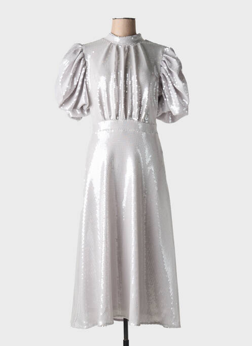 Rochie lungă argintiu ROTATE femeie