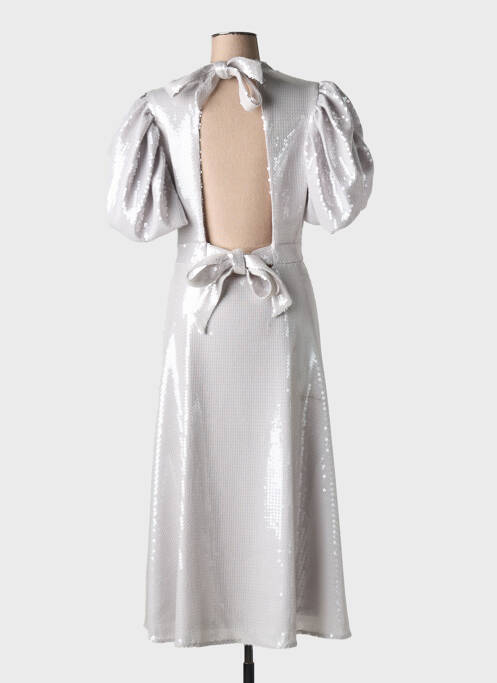 Rochie lungă argintiu ROTATE femeie