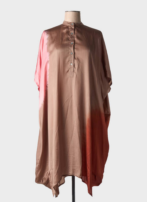 Rochie midi maro NOUS ANTWERP femeie