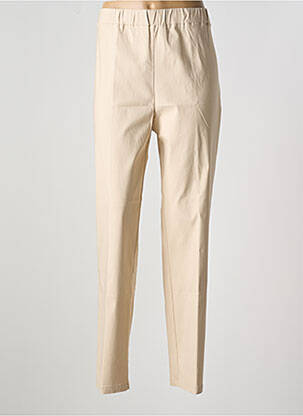 Pantalon drept bej SOPHIA CURVY femeie