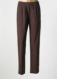 Pantalon slim talie elastică mărime normală maro OLIVER JUNG femme