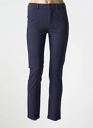 Pantalon chino talie joasă talie joasă albastru SARAH JOHN femeie