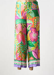 Pantalon 7/8 buzunare verde AN II VITO femme