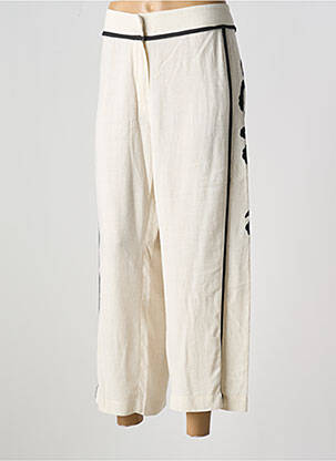 Pantalon 7/8 bej MAT. femeie